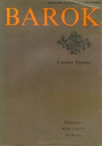 Okładka: Czesław Hernas - Barok