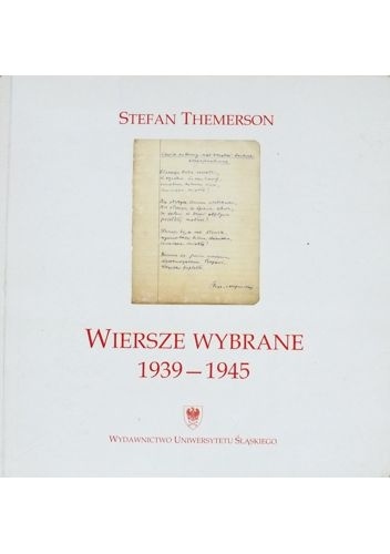 Okładka: Stefan Themerson - Wiersze wybrane 1939-1945