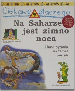 Okładka: Jackie Gaff - Ciekawe dlaczego na Saharze jest zimno nocą