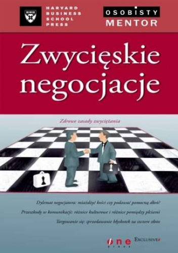 Okładka: Harvard Business School Press - Zwycięskie negocjacje. Osobisty mentor -- Harvard Business School Press