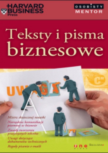 Okładka:  praca zbiorowa - Teksty i pisma biznesowe