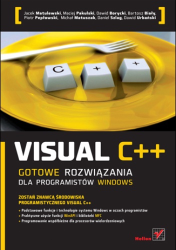 Okładka: Jacek Matulewski - Visual C++. Gotowe rozwiązania dla programistów Windows