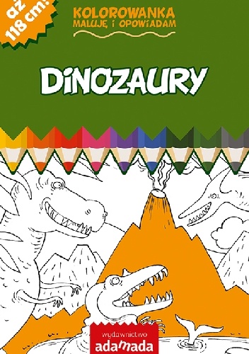 Okładka:  - Dinozaury Kolorowanka. Maluję i opowiadam