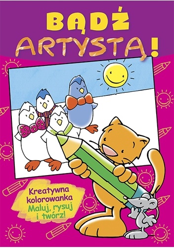Okładka: Pascale Junker - Bądź artystą! Zeszyt różowy