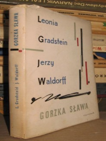 Okładka: Jerzy Waldorff - Gorzka sława