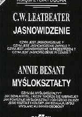 Okładka: Charles Webster Leadbeater - Jasnowidzenie
