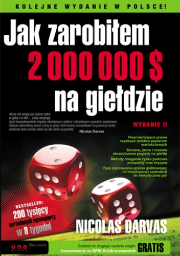 Okładka: Nicolas Darvas - Jak zarobiłem 2 000 000 $ na giełdzie. Wydanie II