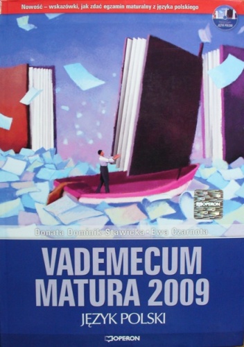 Okładka: Ewa Czarnota - Vademecum Matura 2009. Język polski