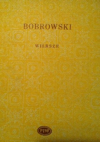 Okładka: Johannes Bobrowski - Wiersze