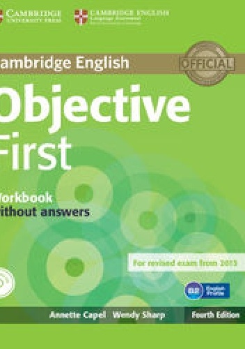 Okładka: Wendy Sharp - Objective First Workbook without answers