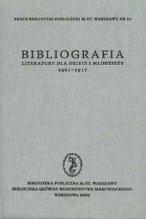 Okładka: Alina Grefkowicz - Bibliografia literatury dla dzieci i młodzieży 1901-1917