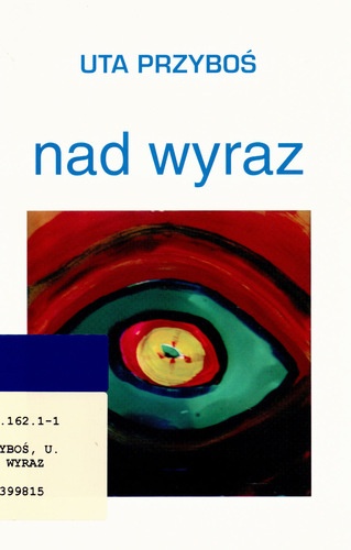 Okładka: Uta Przyboś - Nad wyraz