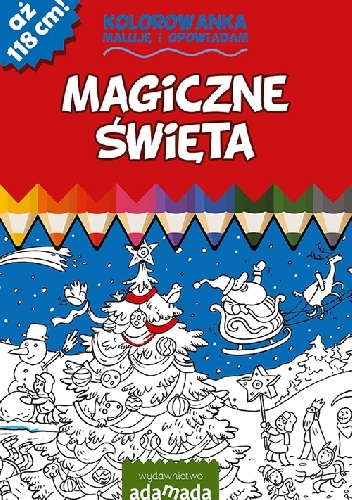 Okładka:  - Magiczne święta Kolorowanka. Maluję i opowiadam