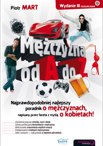 Okładka: Piotr Mart - Mężczyzna od A do Z. Wydanie III rozszerzone