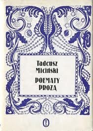 Okładka: Tadeusz Miciński - Poematy prozą