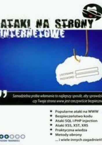 Okładka: Gliwiński Mariusz - Ataki na strony internetowe z płytą CD