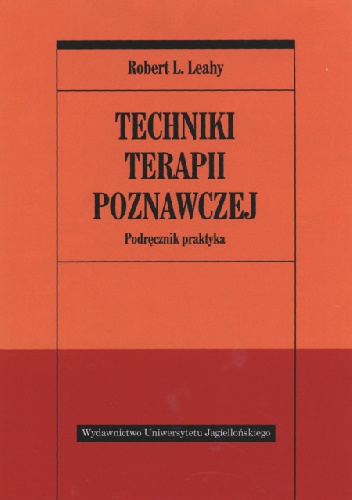 Okładka:  - Techniki terapii poznawczej