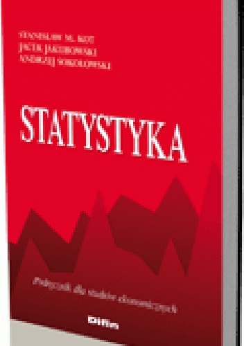 Okładka: Jacek Jakubowski - Statystyka. Podręcznik dla studiów ekonomicznych