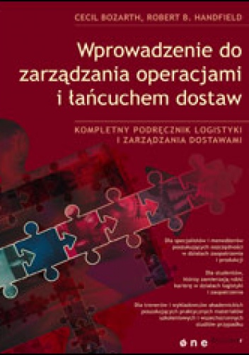 Okładka: Cecil Bozarth - Wprowadzenie do zarządzania operacjami i łańcuchem dostaw