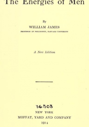 Okładka: William James - The Energies Of Men