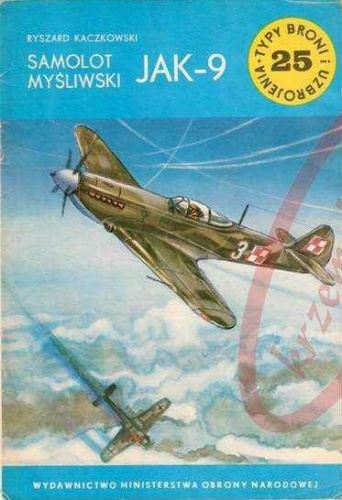 Okładka: Ryszard Kaczkowski - Samolot myśliwski Jak-9
