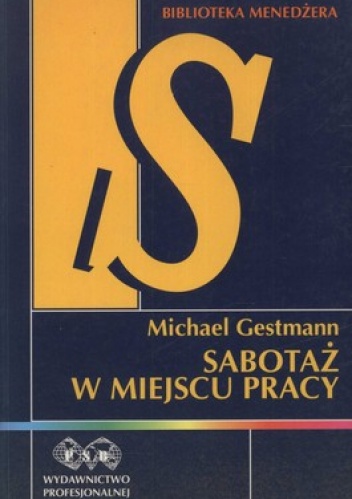 Okładka: Michael Gestmann - Sabotaż w miejscu pracy