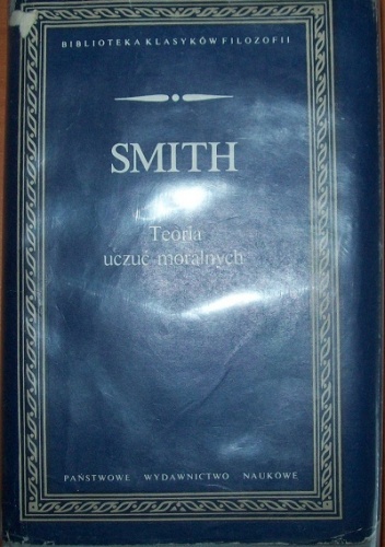 Okładka: Adam Smith - Teoria uczuć moralnych