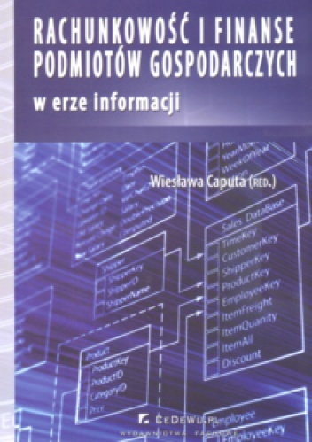 Okładka: Wiesława Caputa - Rachunkowość i finanse podmiotów gospodarczych w erze informacji