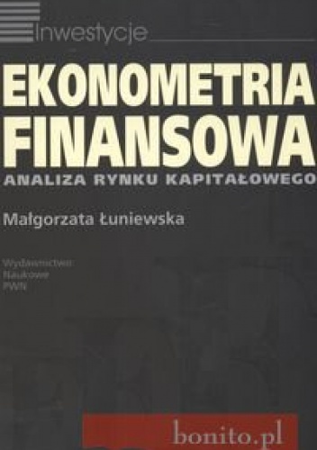 Okładka: Małgorzata Łuniewska - Ekonometria finansowa