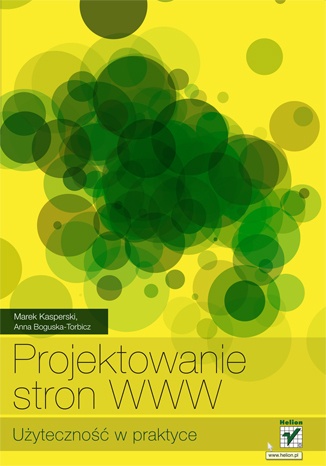 Okładka: Marek Kasperski - Projektowanie stron WWW. Użyteczność w praktyce