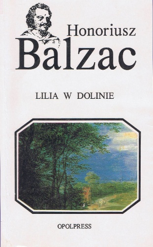 Okładka: Honoré de Balzac - Lilia w dolinie