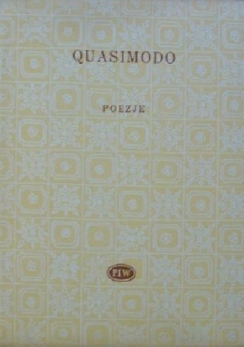Okładka: Salvatore Quasimodo - Poezje