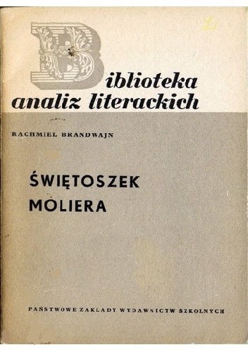 Okładka: Rachmiel Brandwajn - Świętoszek Moliera