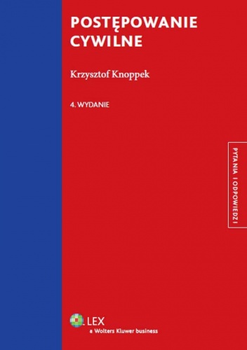 Okładka: Krzysztof Knoppek - Postępowanie cywilne