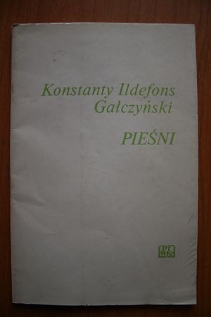 Okładka: Konstanty Ildefons Gałczyński - Pieśni
