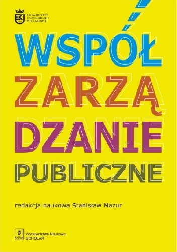 Okładka: Stanisław Mazur - Współzarządzanie publiczne