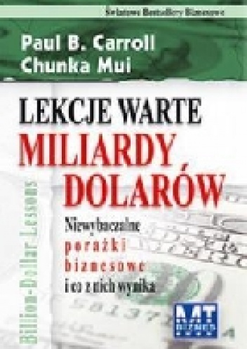 Okładka:  - Lekcje warte miliardy dolarów