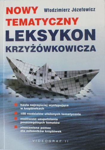 Okładka: Włodzimierz Józefowicz - Nowy tematyczny leksykon krzyżówkowicza