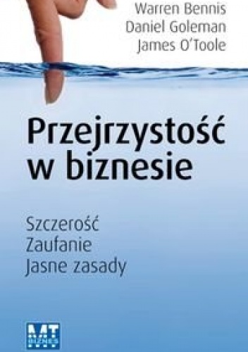 Okładka: Warren Bennis - Przejrzystość w biznesie