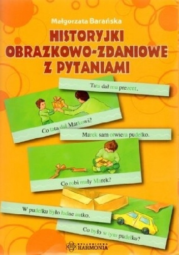 Okładka: Małgorzata Barańska - Historyjki obrazkowo-zadaniowe z pytaniami