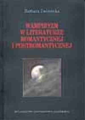 Okładka: Barbara Zwolińska - Wampiryzm w literaturze romantycznej i postromantycznej