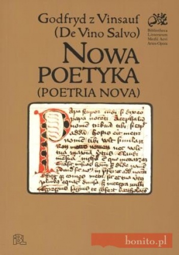 Okładka:  Godfryd z Vinsauf - Nowa poetyka (Poetria nova)