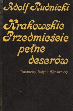 Okładka: Adolf Rudnicki - Krakowskie Przedmieście pełne deserów