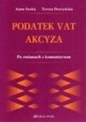 Okładka: Anna Suska - Podatek Vat - Akcyza.