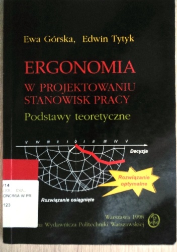 Okładka: Ewa Górska - Ergonomia w projektowaniu stanowisk pracy
