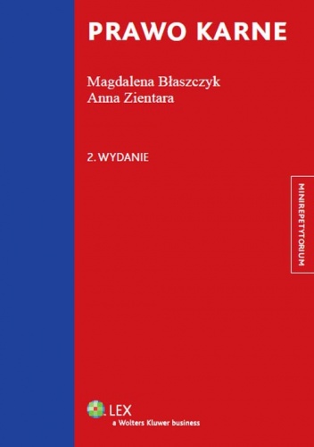 Okładka: Magdalena Błaszczyk - Prawo karne. Minirepetytorium