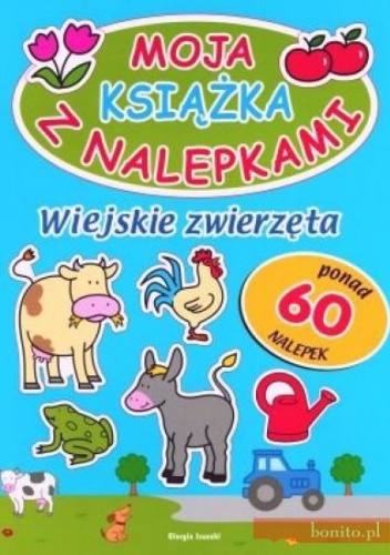 Okładka: Giorgia Isacchi - Wiejskie zwierzęta. Moja książka z nalepkami