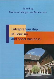 Okładka: Małgorzata Bednarczyk - Entrepreneurship in Tourism and Sport Business
