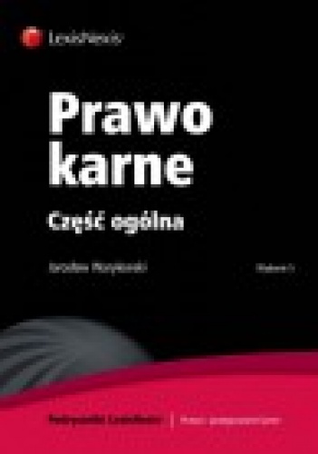 Okładka: Jarosław Warylewski - Prawo karne. Część ogólna