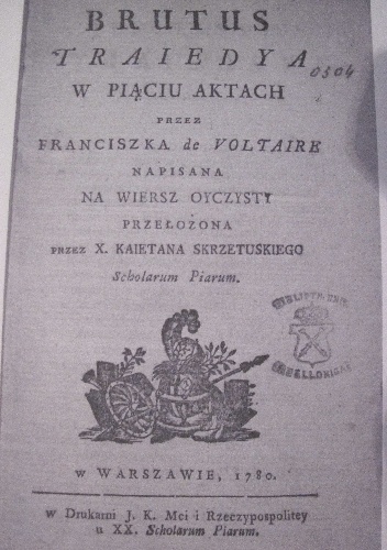 Okładka:  Voltaire - Brutus